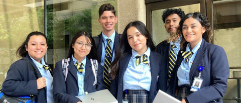 Cristo Rey students excited to begin internship where DE&I is valued in the workplace.