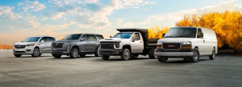 Buick Enclave, Cadillac Escalade, Chevrolet Lifted Truck, GMC Van