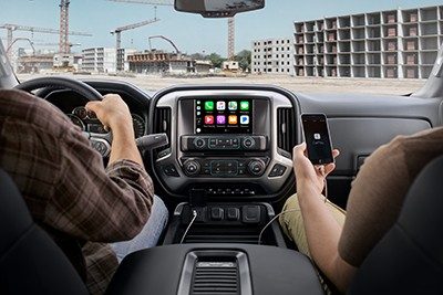 Interior of a work truck